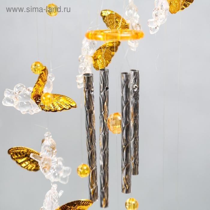 Музыка ветра пластик Музыка ветра пластик "Ангел" 4 трубочки + 11 фигурок