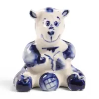 Фигурка &laquo;Козел с мячом&raquo;, 7&times;6 см, гжель