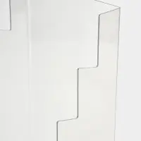 Подставка под ножи 15&times;15&times;25 см, 4 места, оргстекло 2 мм, прозрачный