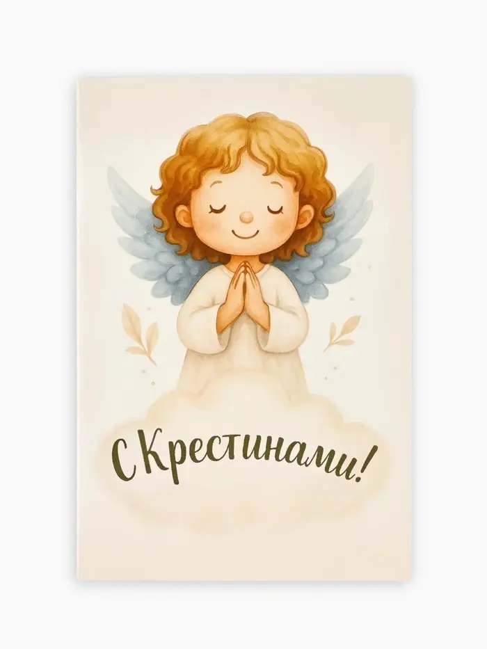 Открытка на крещение &laquo;Крестины&raquo;, 12&times;18 см