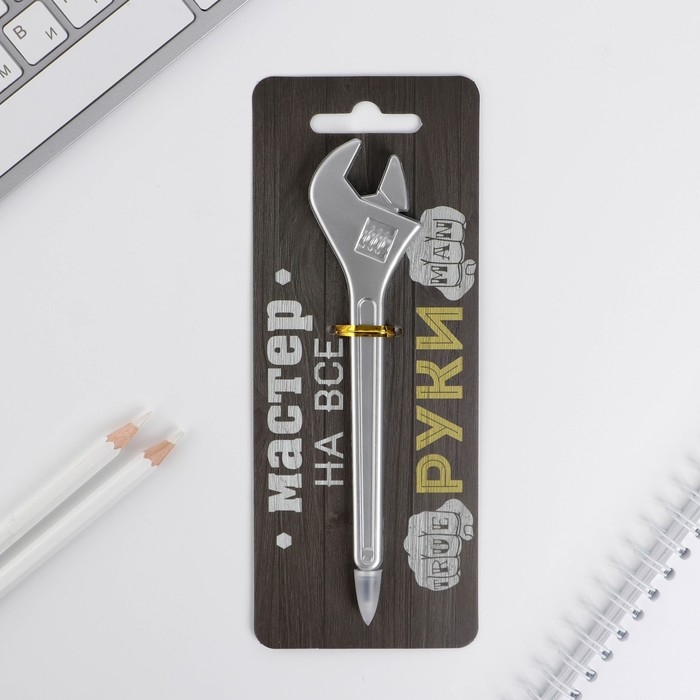 Ручка прикол шариковая синяя паста «Мастер на все руки» пластик Ручка прикол шариковая синяя паста «Мастер на все руки» пластик