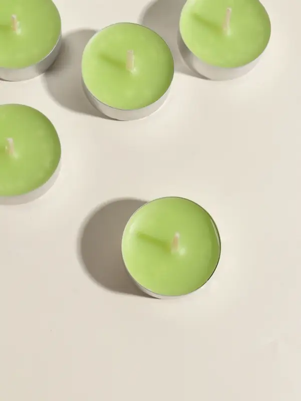 Набор свечей ароматических чайных &laquo;Лайм и мята&raquo;, 9 шт.