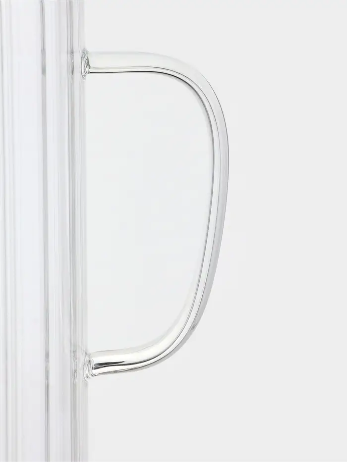 Кувшин "Богема.Дольки" 1000 мл, 15&times;9.3&times;22.5 см, с бамбуковой крышкой