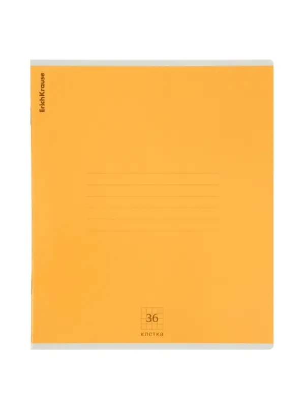 Тетрадь 36 листов в клетку ErichKrause Nature Colors, МИКС