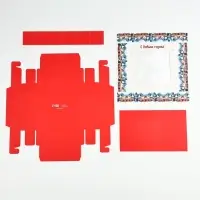 Коробка под 9 конфет новогодняя &laquo;Зимний город&raquo;, 14.5&times;14.5&times;3.5 см