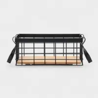 Корзина универсальная SAVANNA &laquo;Эстетика&raquo;, 25&times;18.3&times;10 см, чёрная