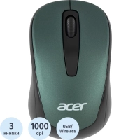 Мышь компьютерная Acer OMR135 зеленый  (1000dpi) WLS USB (ZL.MCEEE.01I)