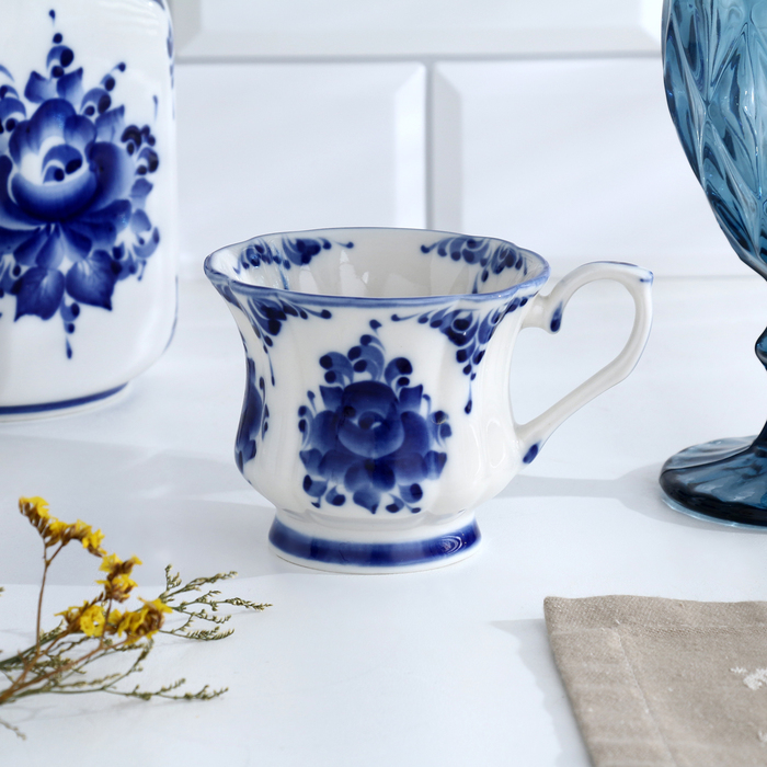 Чашка «Валерия», H=8,5 см, гжель Чашка «Валерия», H=8,5 см, гжель