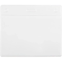 Бейдж Attache Economy 108x126 150мкм,шнур.2заж 45см син,вклад.90x120 5шт/уп