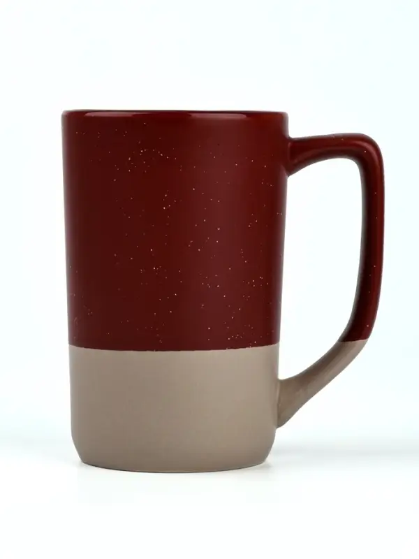 Кружка чайная керамическая &laquo;Листья&raquo;, 500 мл, ручная работа