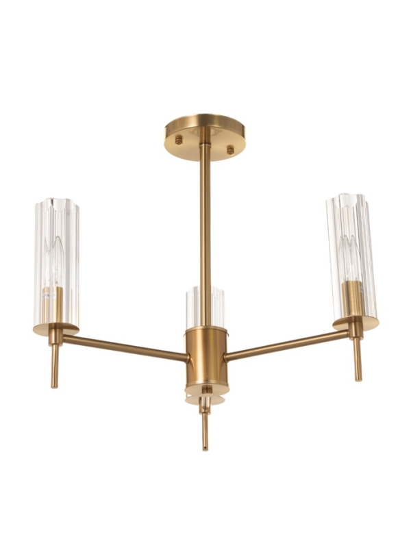 Люстра Люстра "Лондон" 3х40Вт Е27 бронза 51х51х41см