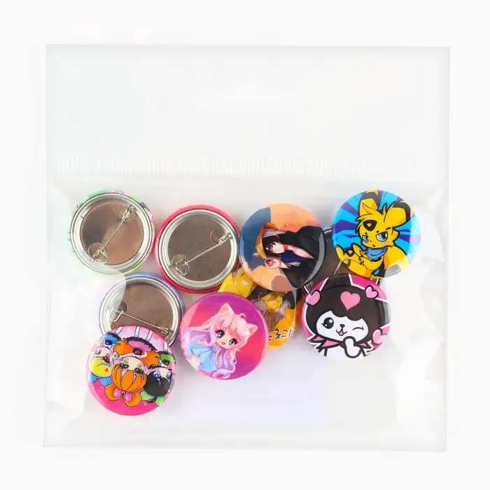 Значок металлический , закатной «Аниме для детей», d=2,5 cм, МИКС Значок металлический , закатной «Аниме для детей», d=2,5 cм, МИКС