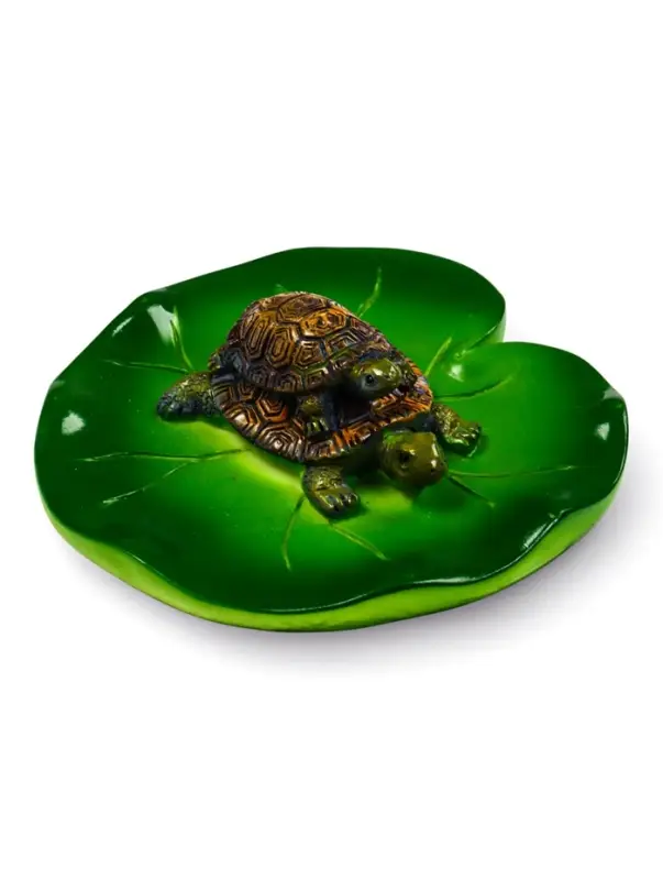 Садовая фигура из полистоуна &laquo;Черепашки&raquo;, 10&times;11&times;6 см, плавающая