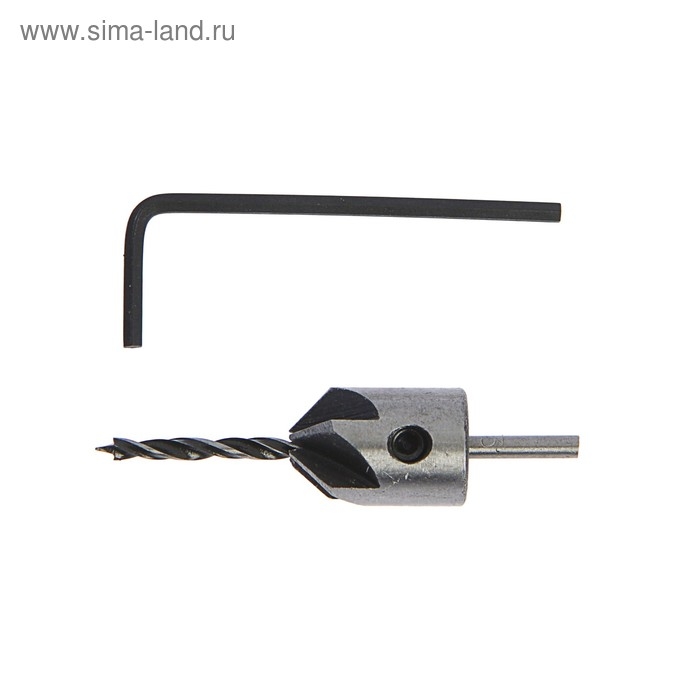 Сверло с зенкером ТУНДРА, 3 х 60 мм Сверло с зенкером ТУНДРА, 3 х 60 мм