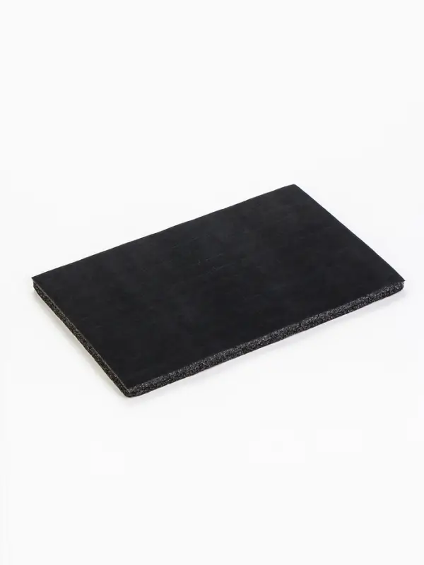 Подставка под кольца QF, 100 мест, флок, 33.5&times;22.5&times;1.5 см, чёрная