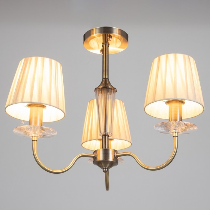 Люстра Люстра "Авиталь" 3xЕ14 40Вт бронза 58х58х80 см BayerLux