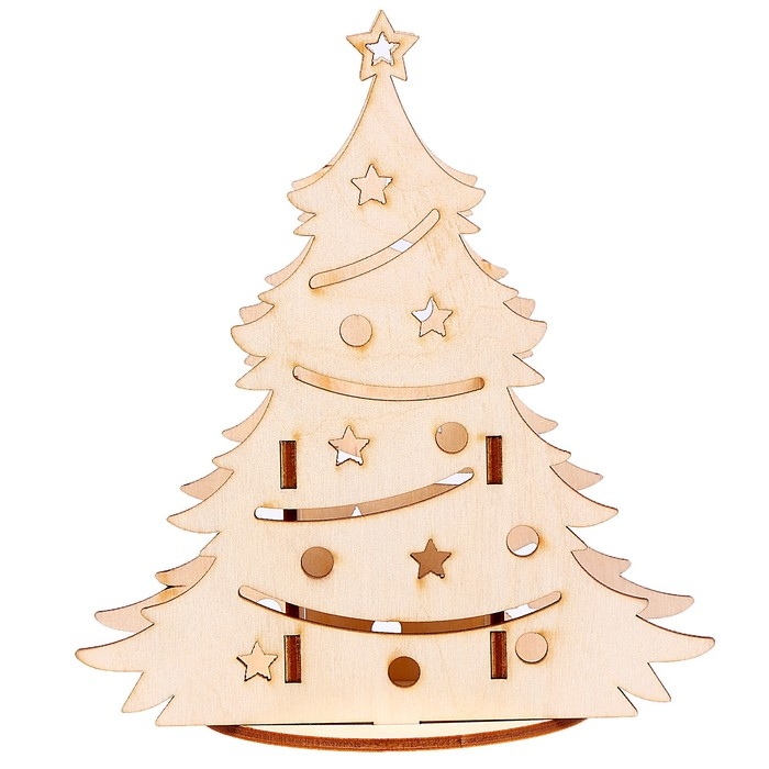 Заготовка для творчества «Карандашница. Ёлочка» Заготовка для творчества «Карандашница. Ёлочка»