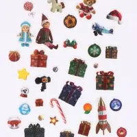 Книга с липучками &laquo;Маленький помощник Дедушки Мороза&raquo;, Чебурашка