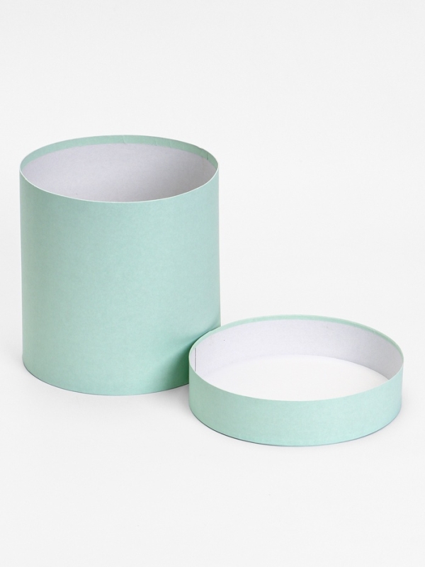 Шляпная коробка, мятная , 20 х 20 см