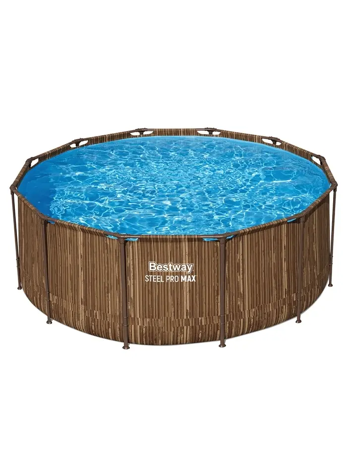 Бассейн каркасный Steel Pro Max, 366&times;122 см, круглый, цвет рейка, 561VN Bestway