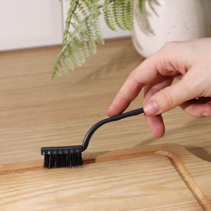 Набор щёток Доляна, 3 шт: латунная, стальная, нейлоновая Набор щёток Доляна, 3 шт: латунная, стальная, нейлоновая