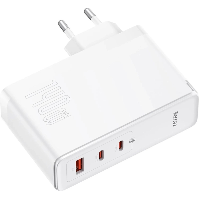 Зарядное устройство сетевое Baseus GaN5 Pro 140W EU White (CCGP100202)