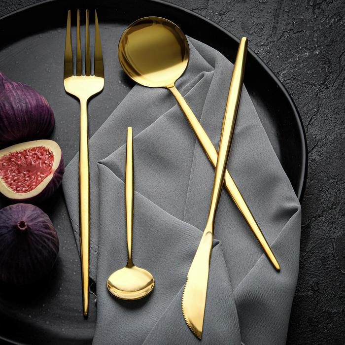 Столовые приборы из нержавеющей стали &laquo;С любовью&raquo;, 4 предмета