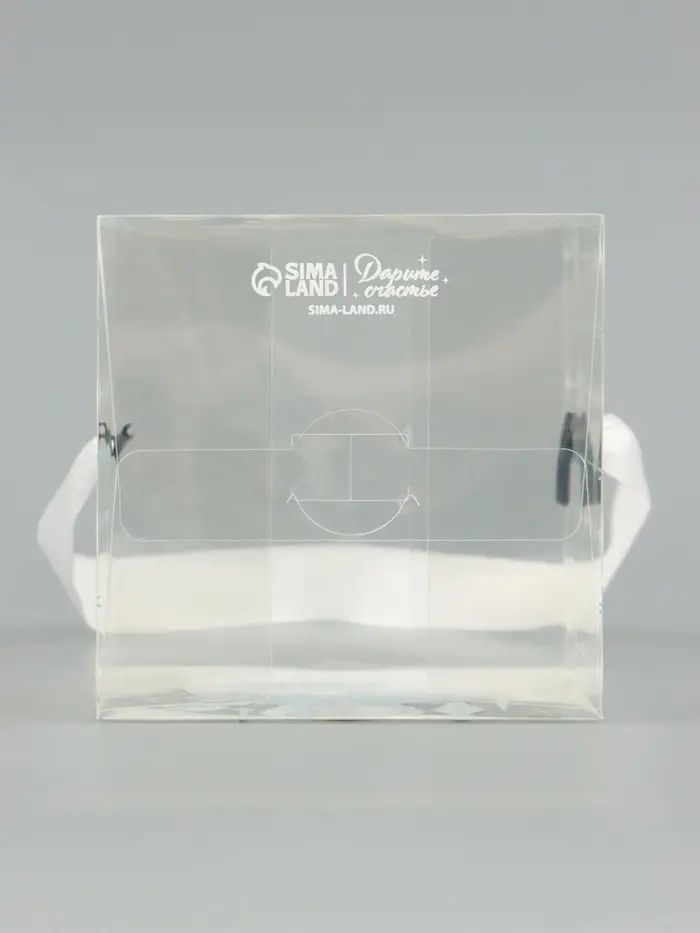 Коробка подарочная, складная из PVC &laquo;Золотой Новый год&raquo;, 10&times;10&times;10 см