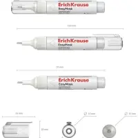 Ручка-корректор 4 мл, ErichKrause Standard, с металлическим наконечником