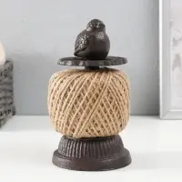 Фигурка - катушка для ниток &laquo;Птенчик&raquo;, чугун, 8.5&times;8.5&times;16 см