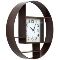 Часы настенные интерьерные &laquo;Маганса&raquo;, бесшумные, плавный ход, d=35 см, от батарейки 1&times;АА