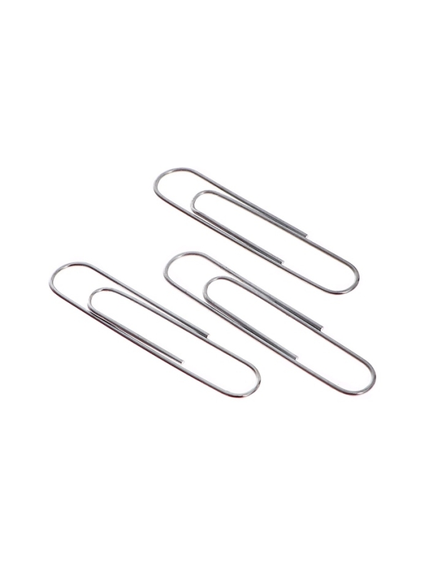 Скрепки 50мм оцинкованные в пластиковой тубе 300 штук Скрепки 50мм оцинкованные в пластиковой тубе 300 штук