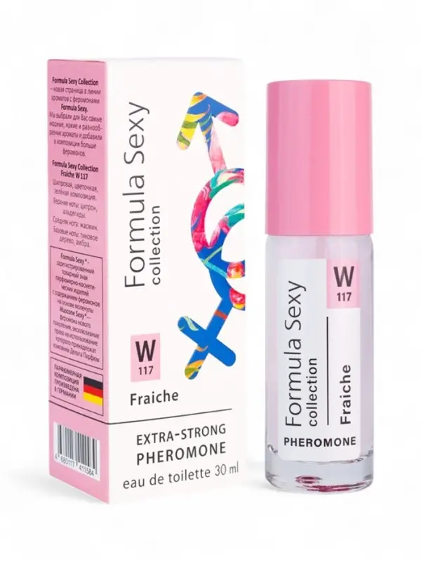Туалетная вода женская с феромонами Formula Sexy collection Fraiche W117, 30 мл Туалетная вода женская с феромонами Formula Sexy collection Fraiche W117, 30 мл