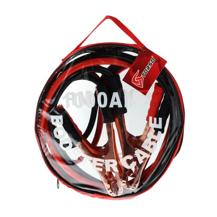 Провода пусковые TORSO, 1000 А, -30°/+80°, 2.2 м, 12/24 В Провода пусковые TORSO, 1000 А, -30°/+80°, 2.2 м, 12/24 В