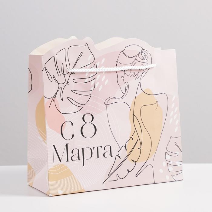 Пакет подарочный, упаковка, &laquo;Нежность&raquo;, 25 х 26 х 10 см