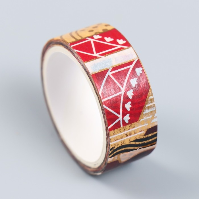 Клейкая лента бумага "Азарт казино" н-р 10 шт шир.-1,5см дл.-3м 4,3х8,2х8 см