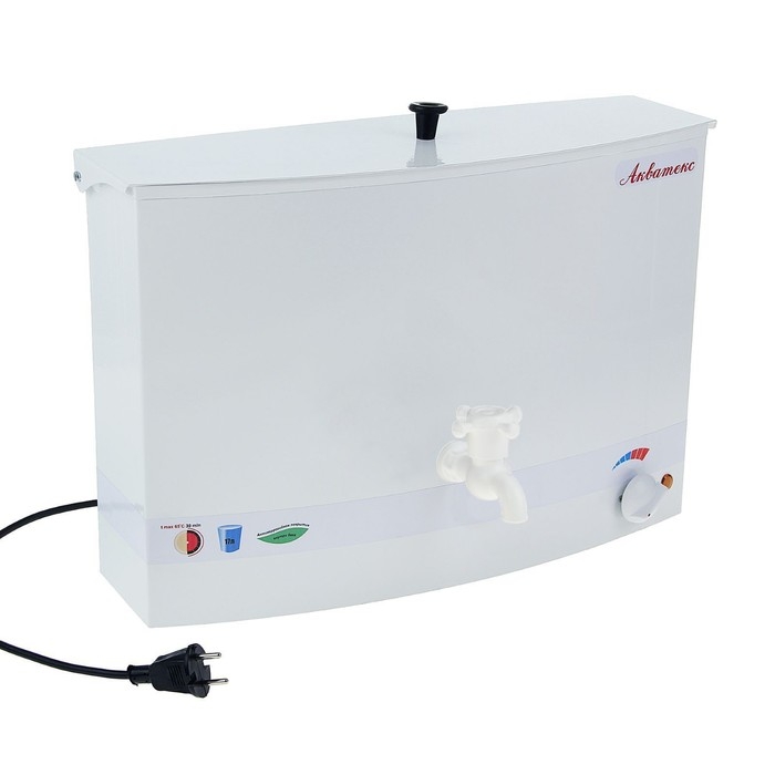 Бак настенный  Бак настенный "Акватекс", с ЭВН, 1250 Вт, 17 л, полный 20 л, белый