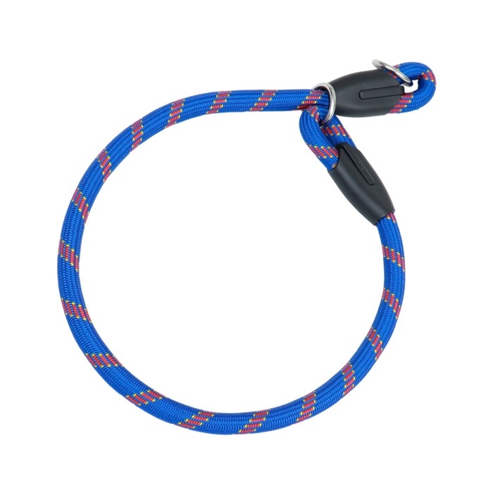 Ошейник - удавка для собак, 1,2 х 60 см, сине-красный Ошейник - удавка для собак, 1,2 х 60 см, сине-красный