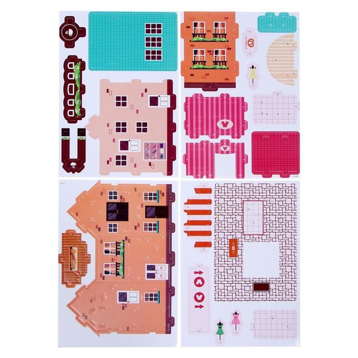 3D Конструктор из пенокартона «Торговый центр», 22 детали 3D Конструктор из пенокартона «Торговый центр», 22 детали