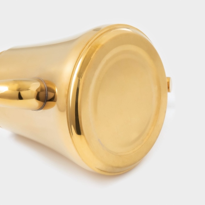 Чайник из нержавеющей стали с ситом «Кеннет», 1,43 л, цвет золотой Чайник из нержавеющей стали с ситом «Кеннет», 1,43 л, цвет золотой