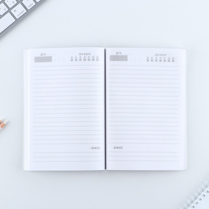 Ежедневник в мягкой обложке А5, 80 л, в подарочной коробке «Мужик 100%» Ежедневник в мягкой обложке А5, 80 л, в подарочной коробке «Мужик 100%»