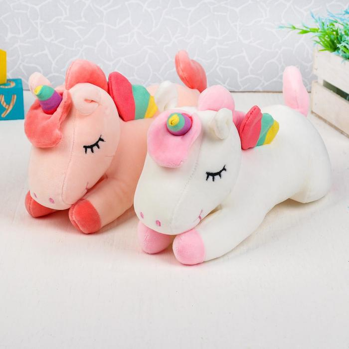 Мягкая игрушка «Единорог», 26 см, радужные крылья, цвета МИКС Мягкая игрушка «Единорог», 26 см, радужные крылья, цвета МИКС