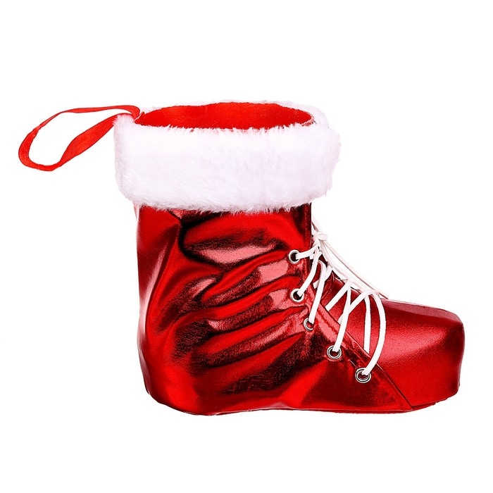 Конфетница «Сапожок», на шнуровке, цвет красный Конфетница «Сапожок», на шнуровке, цвет красный