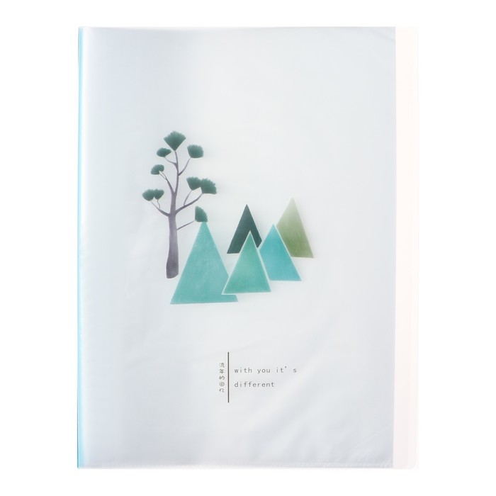 Папка формат А4, с 60 прозрачными файлами, Река МИКС Река Папка формат А4, с 60 прозрачными файлами, Река МИКС Река