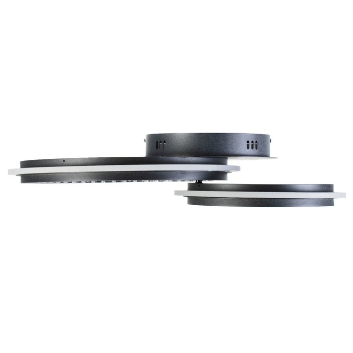 Люстра с ПДУ Люстра с ПДУ "Ленди" 2хLED 3000-6000К 144Вт черный 58х40х13 см BayerLux