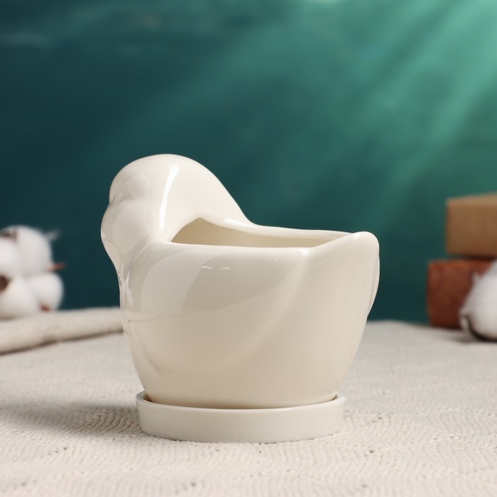 Горшок  Горшок "Птичка" 12х8,5см