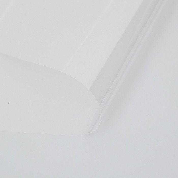 Плёнка для цветов прозрачная 0,6 х 46,5 м, 1000 г, 40 мкм Плёнка для цветов прозрачная 0,6 х 46,5 м, 1000 г, 40 мкм