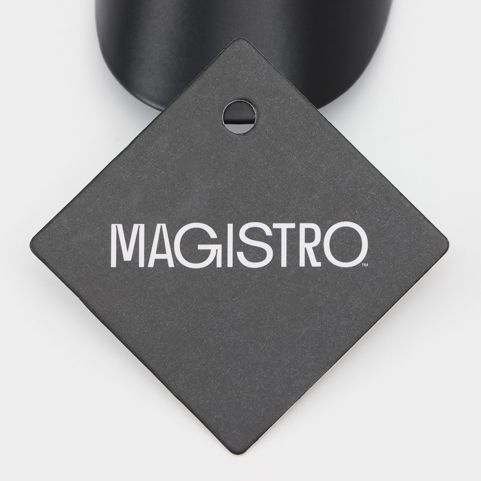 Совок Magistro Alum black, 215 грамм, цвет чёрный Совок Magistro Alum black, 215 грамм, цвет чёрный