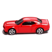 Машина металлическая DODGE CHALLENGER SRT DEMON, 1:64, цвет красный