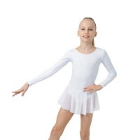 Купальник для гимнастики и танцев Grace Dance, р. 36, цвет белый